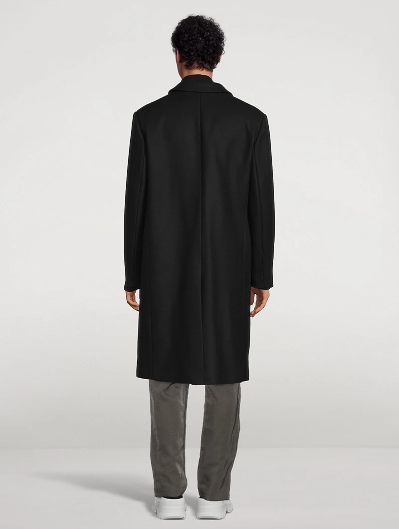 Dense Wool Overcoat