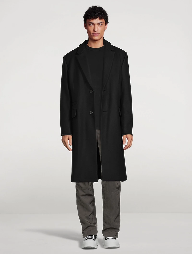 Dense Wool Overcoat