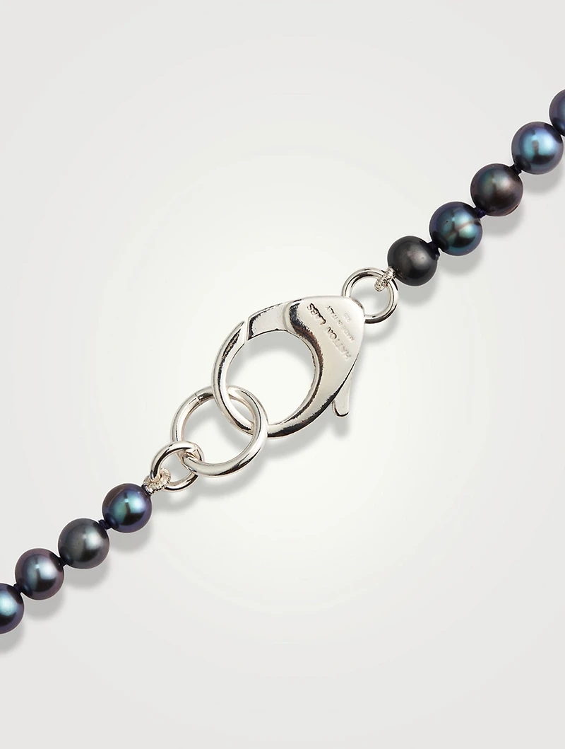 Blue Pearl Necklace