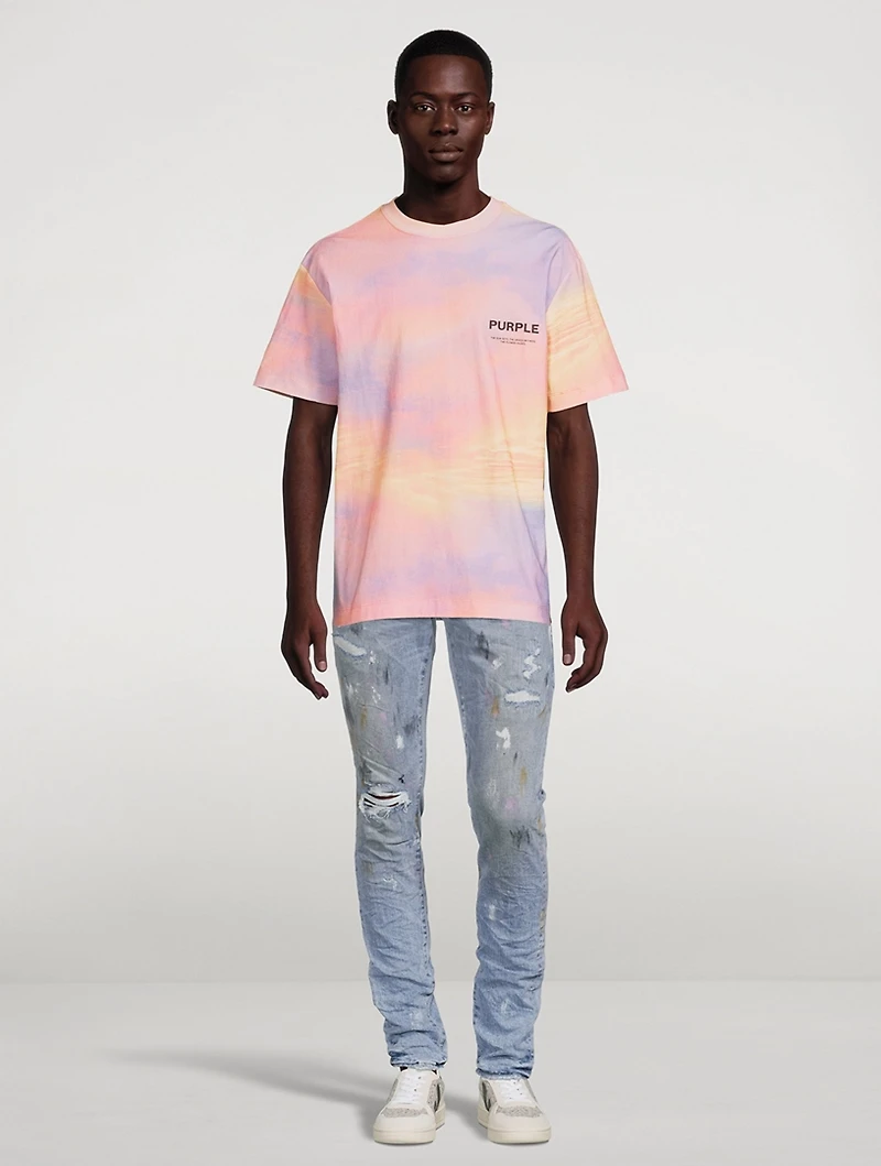 Sunset Textured Jersey T-Shirt