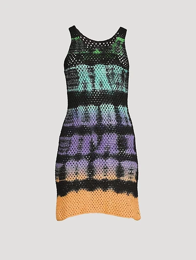 Cotton Racerback Mini Dress