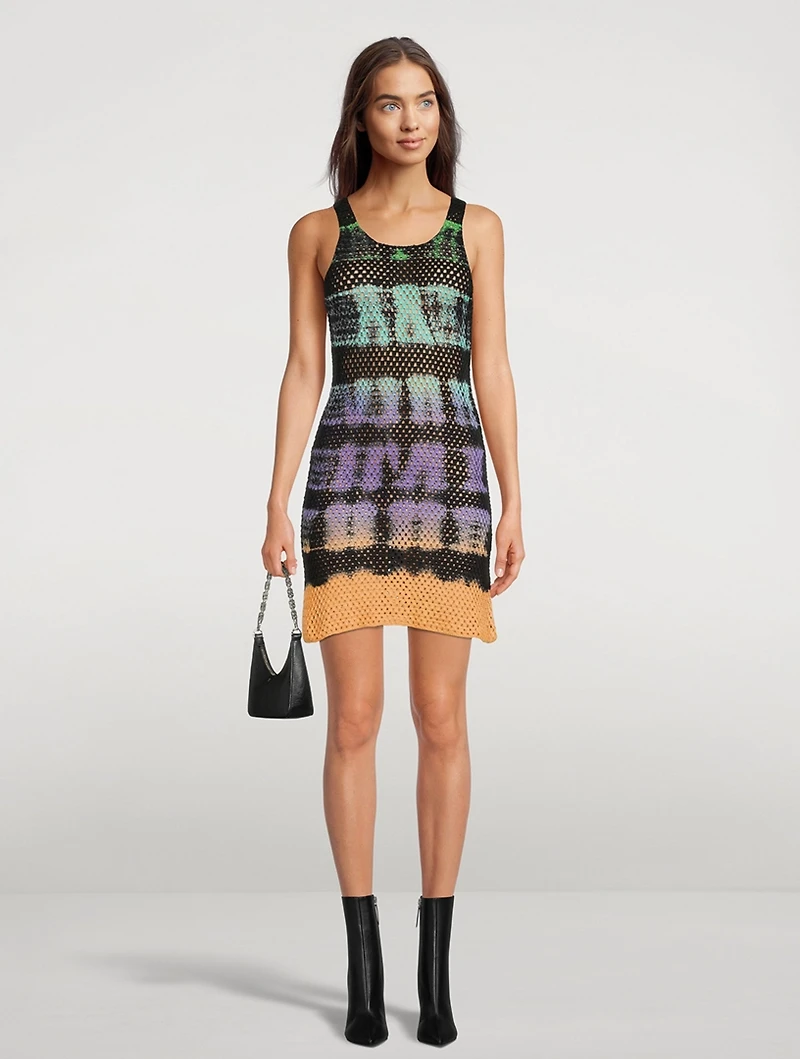 Cotton Racerback Mini Dress