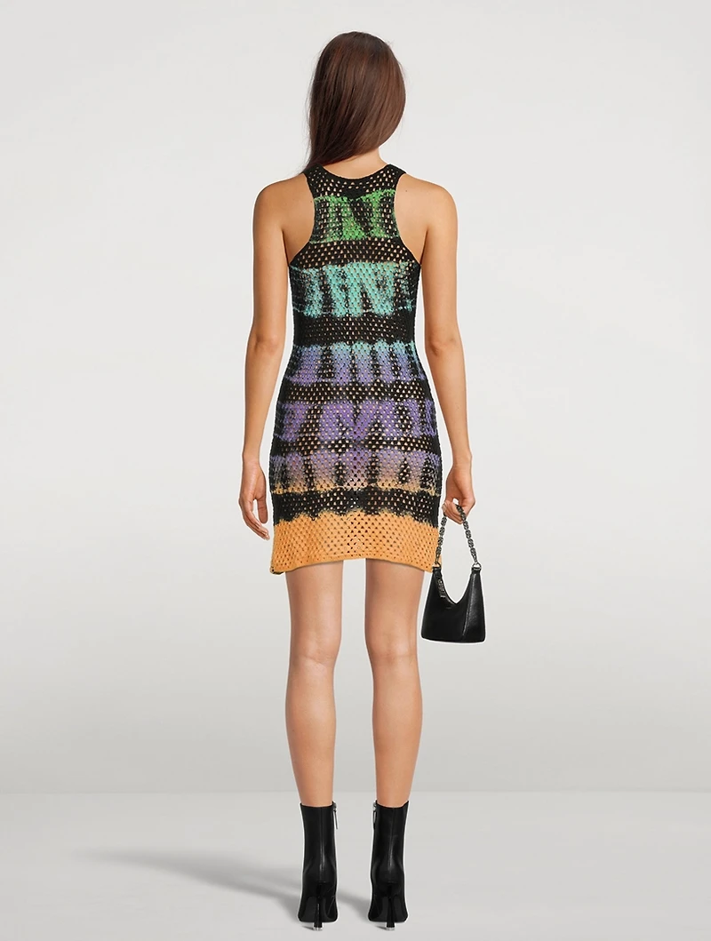 Cotton Racerback Mini Dress
