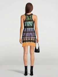 Cotton Racerback Mini Dress