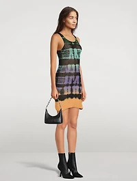 Cotton Racerback Mini Dress