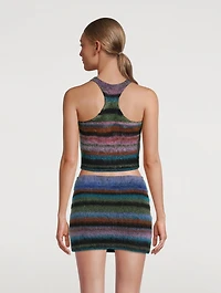 Mohair-Blend Racerback Tank Top
