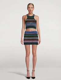 Mohair-Blend Racerback Tank Top