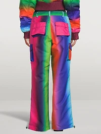 Nylon Gradient Cargo Pants