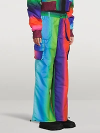Nylon Gradient Cargo Pants