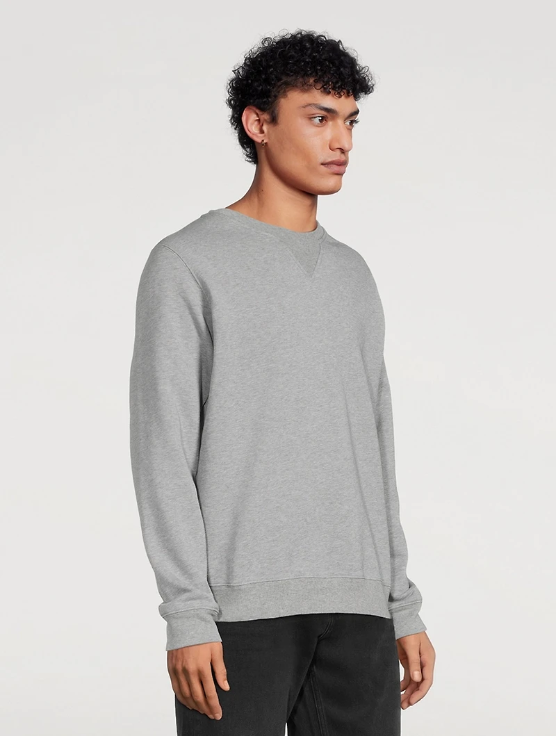 Cotton Crewneck Sweatshirt