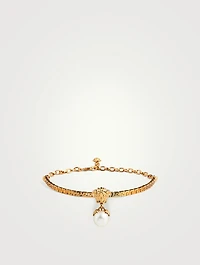 Medusa Faux Pearl Choker Necklace