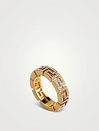 Greca Crystal Ring