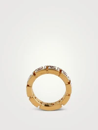 Greca Crystal Ring