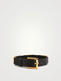 Greca Leather Bracelet