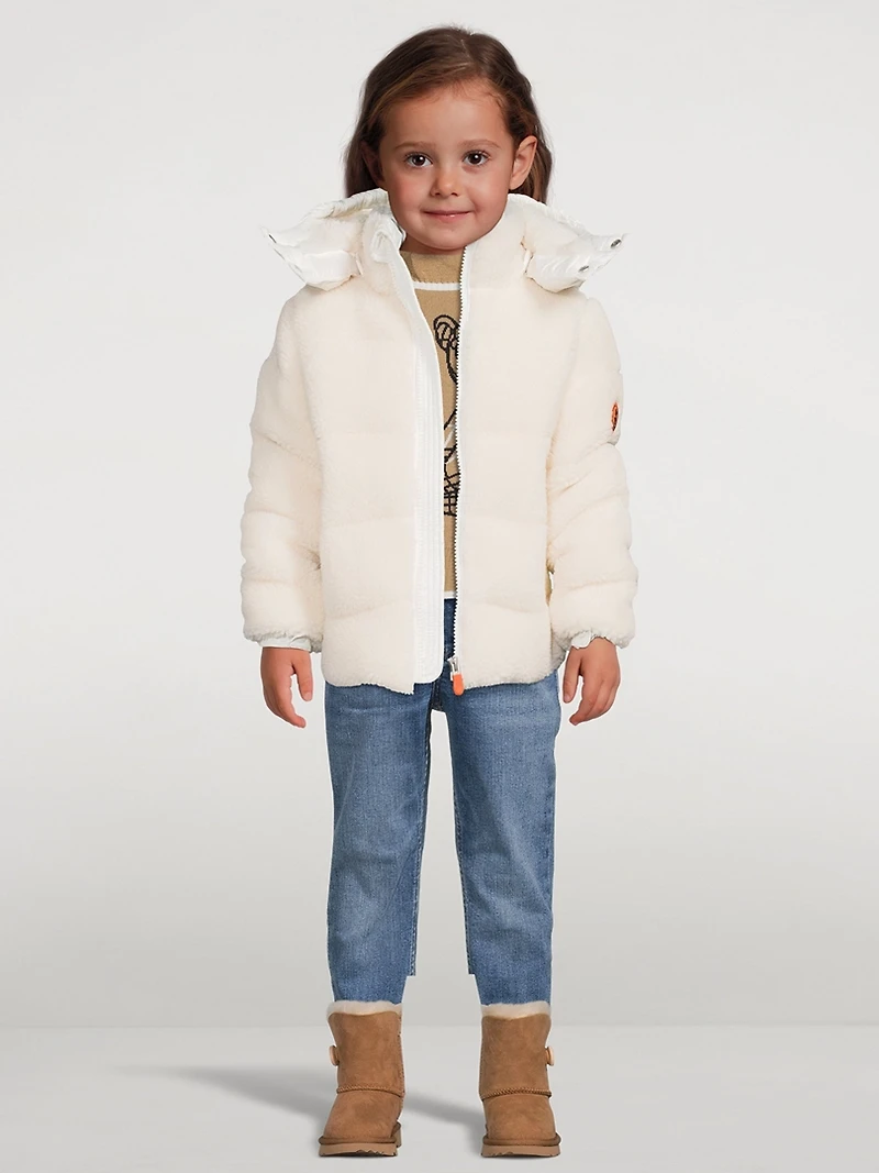 Kids Ridge Shearling Hooded Jacket