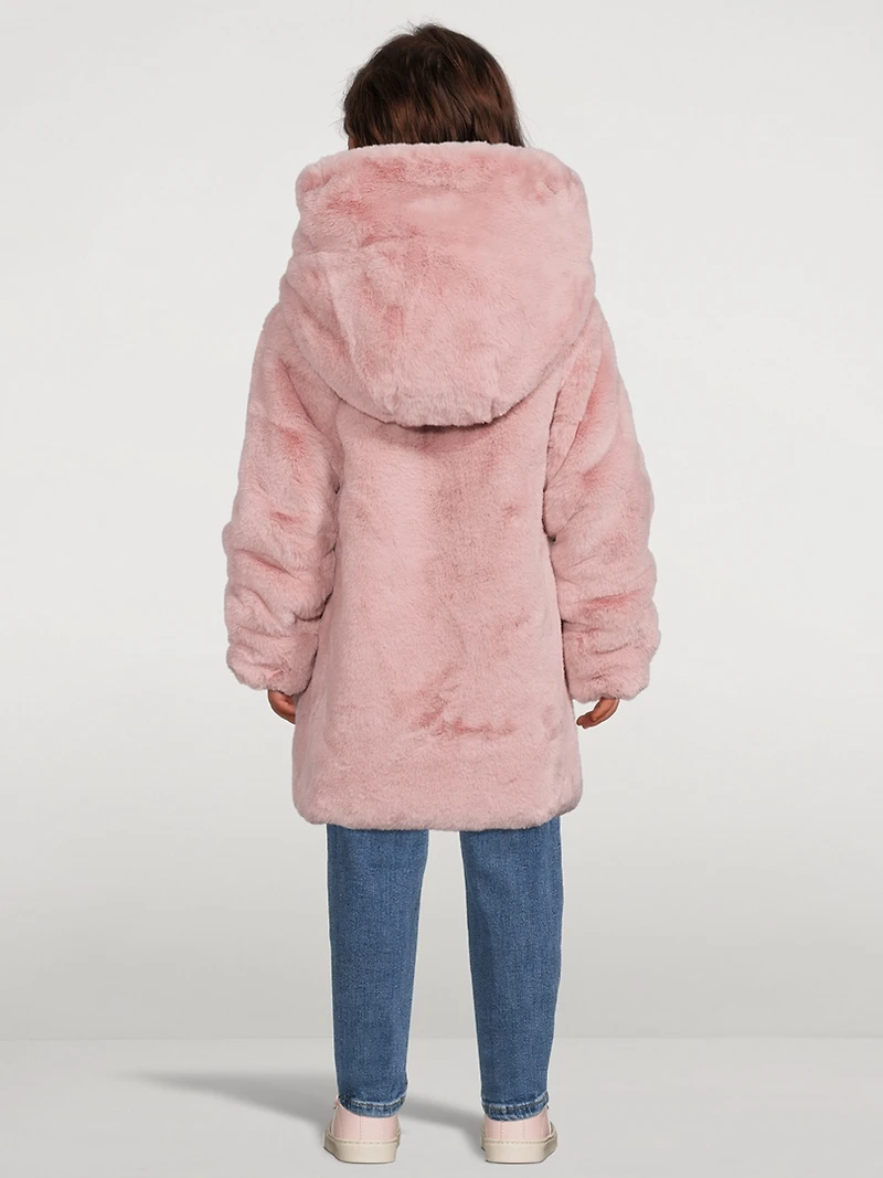 Kids Flora Reversible Coat