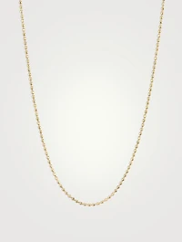 14K Gold Ball Chain Necklace