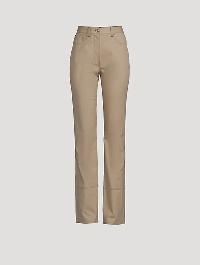 Stretch Cotton Bootcut Jeans