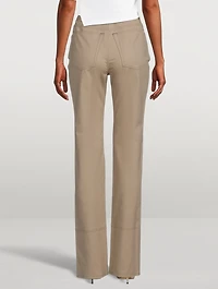 Stretch Cotton Bootcut Jeans