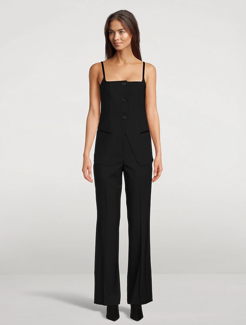 Straight Suit Pants