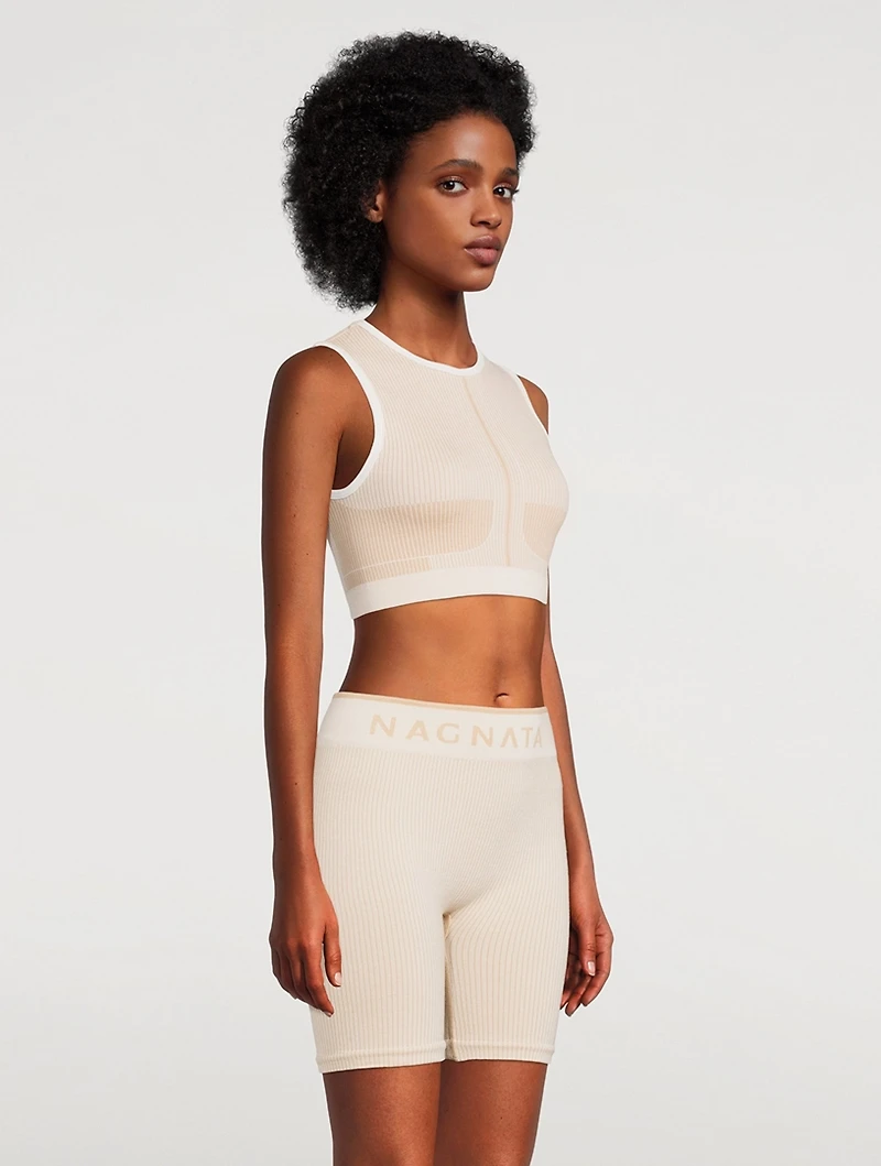 Bodice Cropped Tank Top