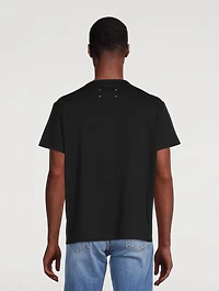 Distorted Logo Cotton T-Shirt