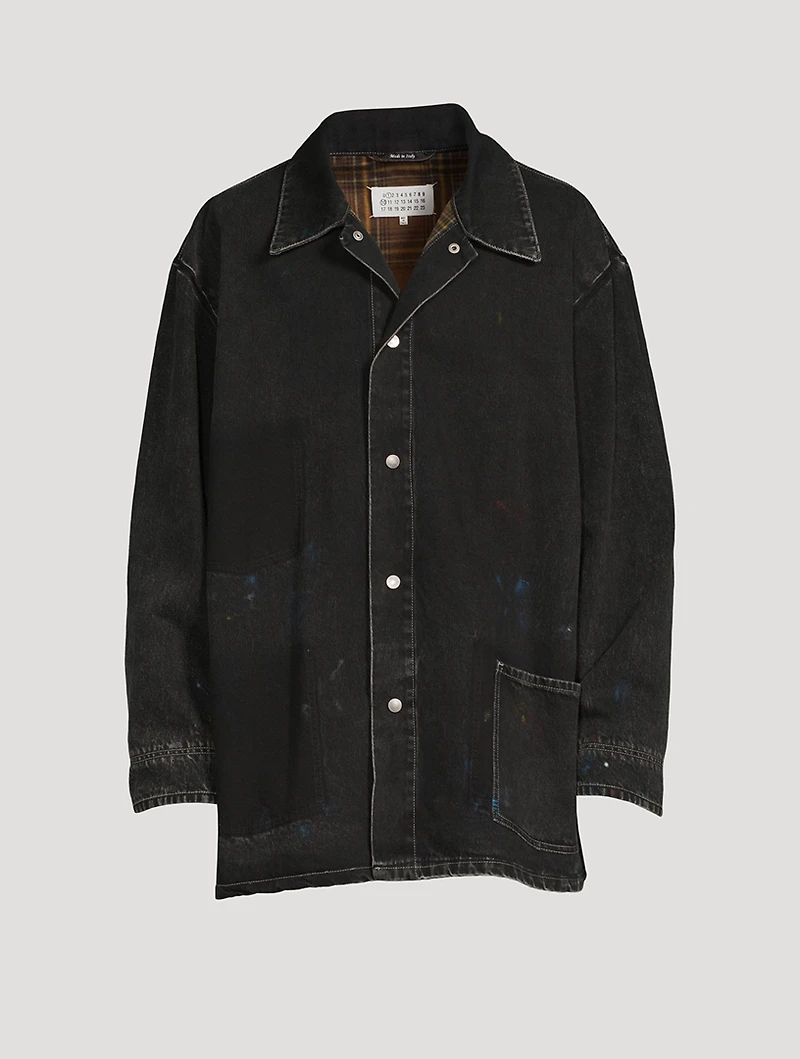 Denim Paint Jacket