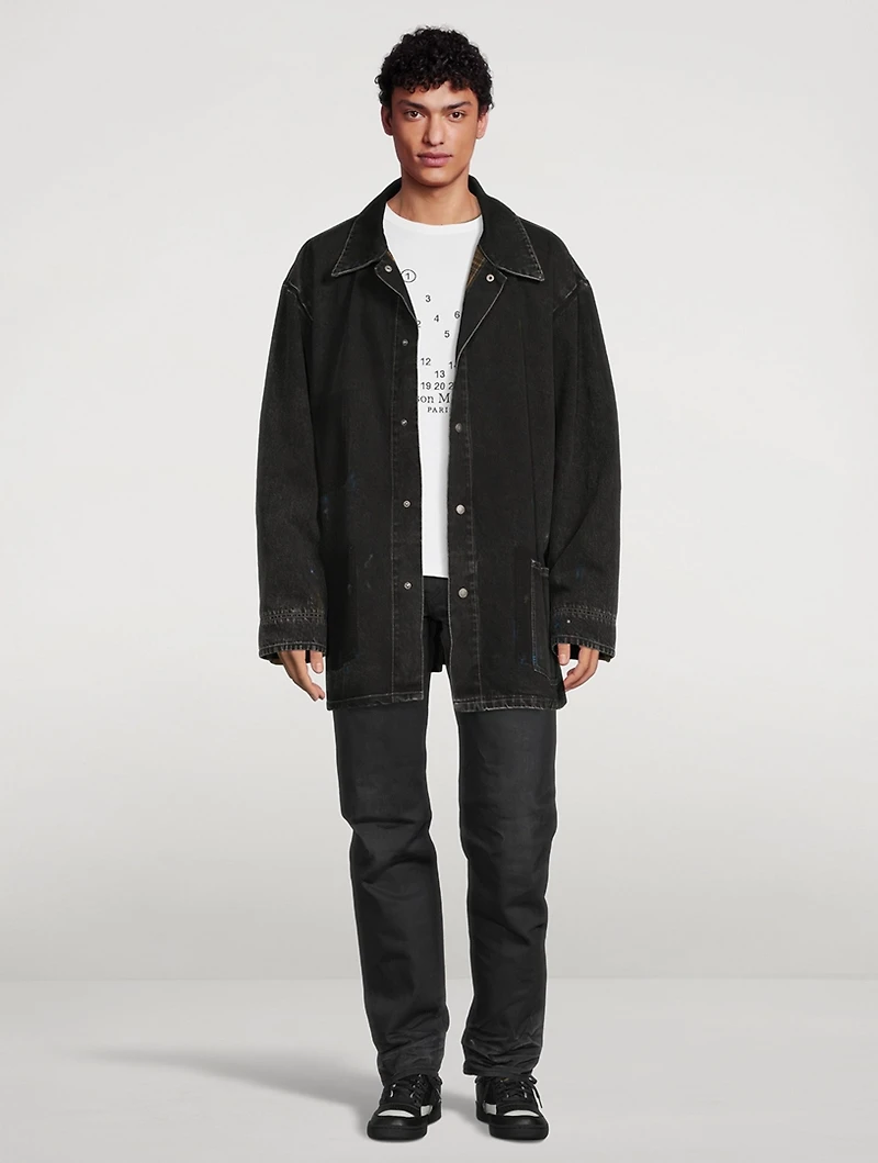 Denim Paint Jacket