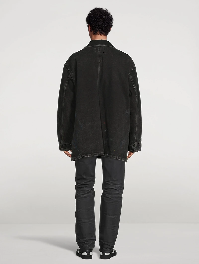 Denim Paint Jacket