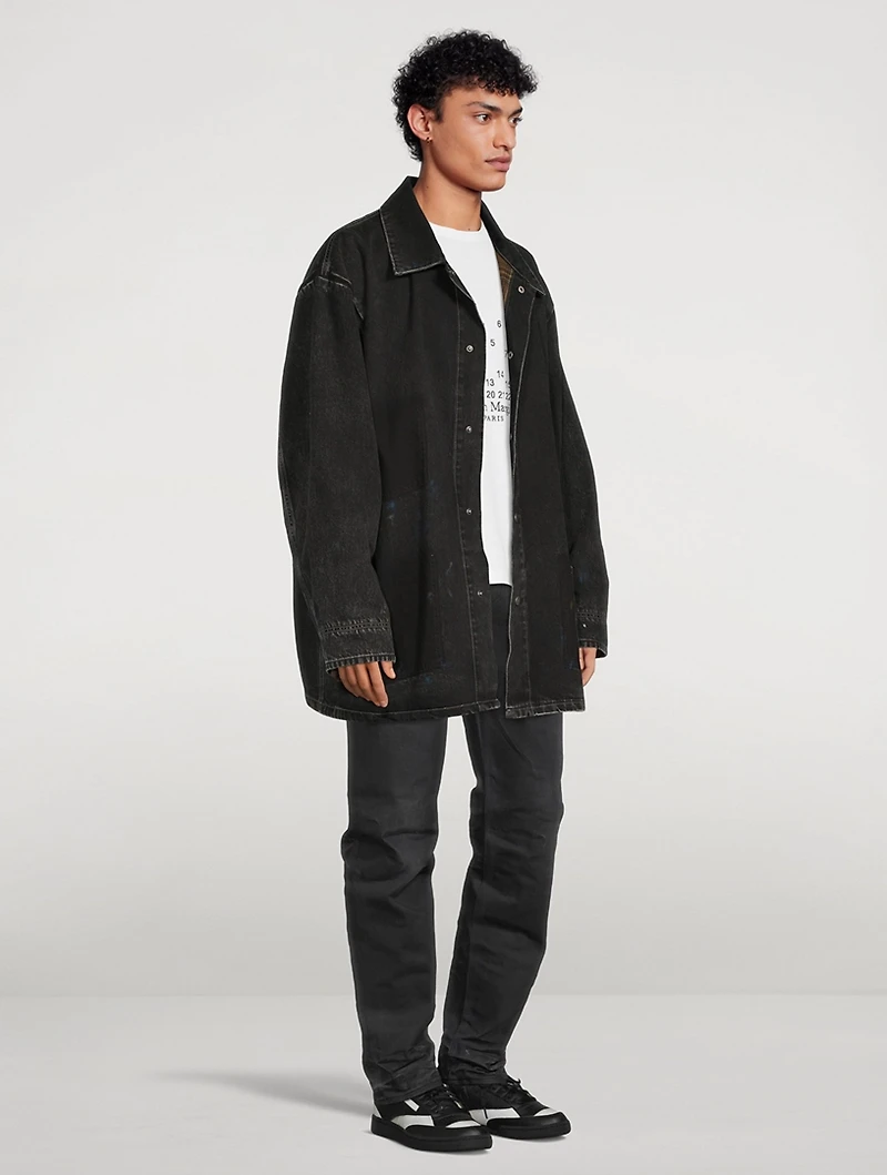 Denim Paint Jacket
