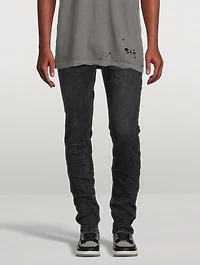 Chitch Marbled Slim-Fit Jeans