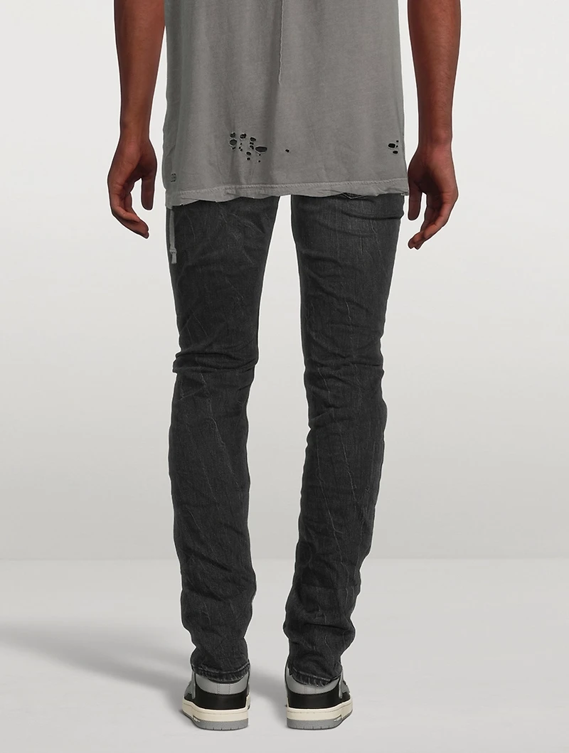 Chitch Marbled Slim-Fit Jeans