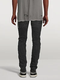 Chitch Marbled Slim-Fit Jeans