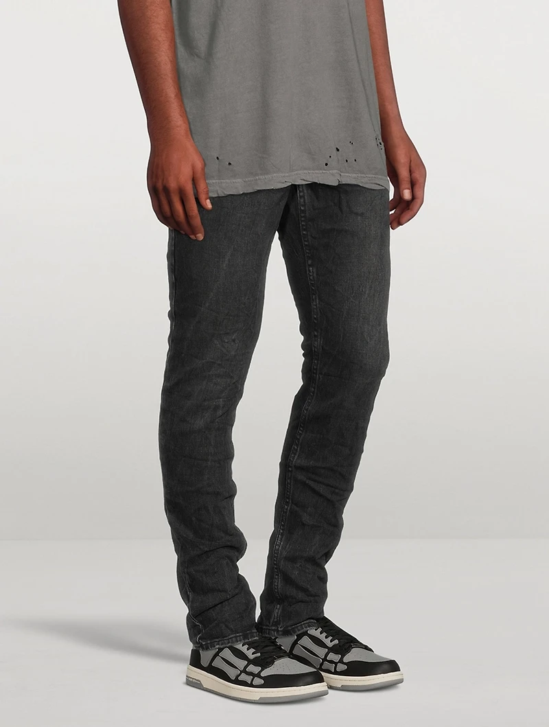 Chitch Marbled Slim-Fit Jeans