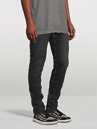 Chitch Marbled Slim-Fit Jeans