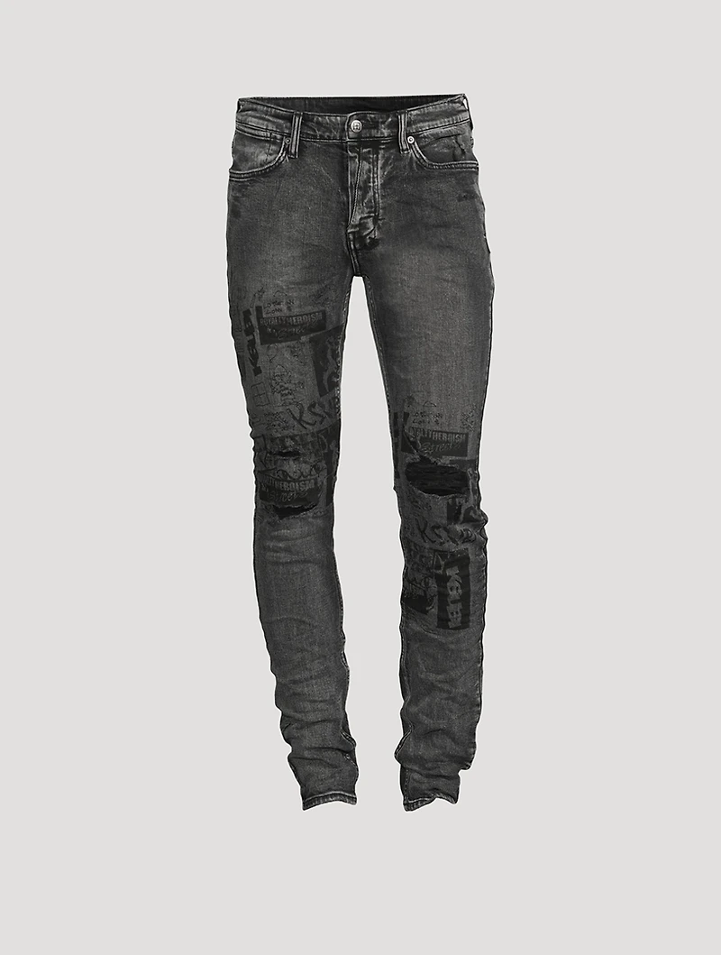 Van Winkle Mash Up Skinny Jeans