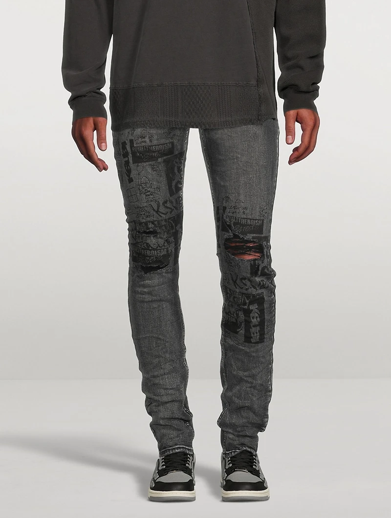 Van Winkle Mash Up Skinny Jeans