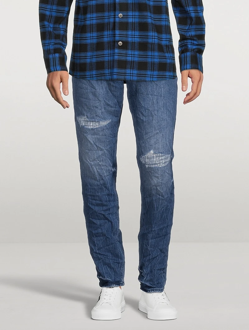 Wolfgang Hilite Trashed Slim Tapered Jeans