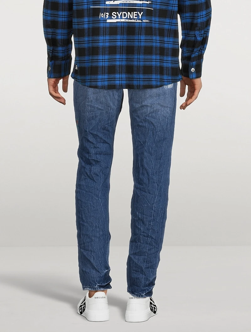 Wolfgang Hilite Trashed Slim Tapered Jeans
