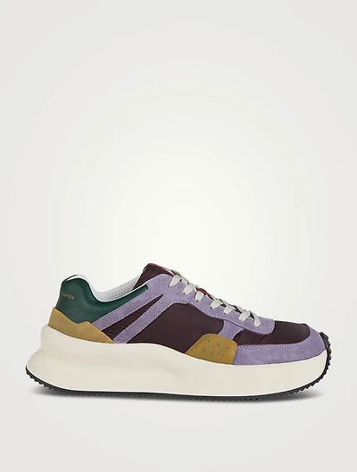 Ripstop And Suede Sneakers