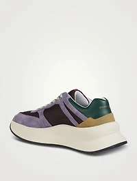Ripstop And Suede Sneakers