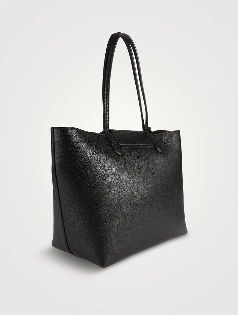 Gancini Leather Tote Bag