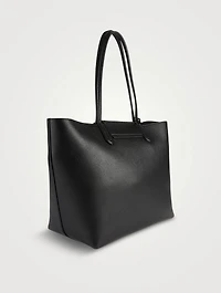 Gancini Leather Tote Bag