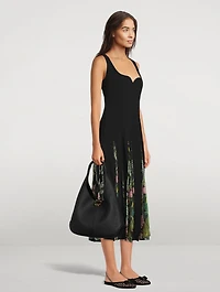 Gancini Leather Shoulder Bag
