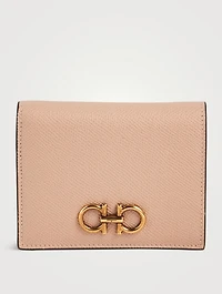 Gancini Compact Leather Wallet