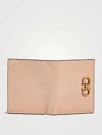 Gancini Compact Leather Wallet