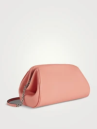 Gancini Leather Clutch