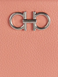 Gancini Leather Clutch