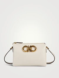 Mini Trapezio Leather Crossbody Bag