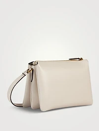 Mini Trapezio Leather Crossbody Bag